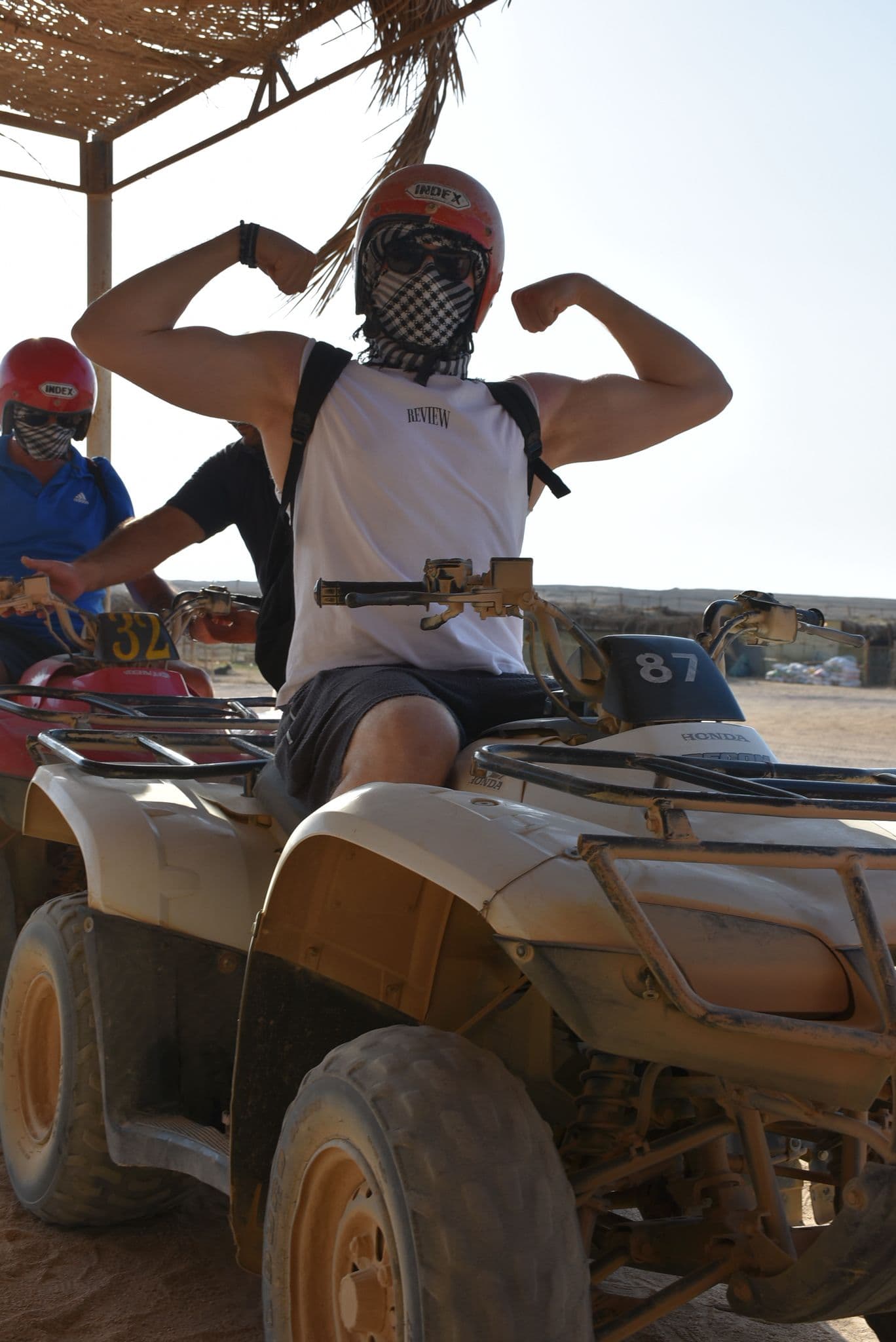 Quad riding